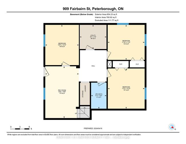 909 Fairbairn St, House other with 3 bedrooms, 3 bathrooms and 8 parking in Peterborough ON | Image 40