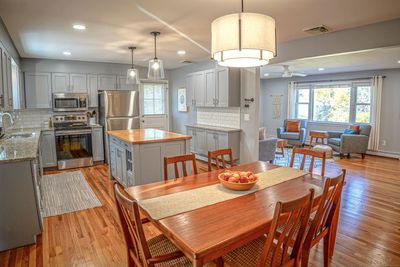 Open floor plan of Dining Room to kitchen and Living Room | Image 3