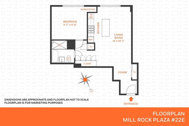 APT-22E - 345 E 93 Rd St, Home with 1 bedrooms, 1 bathrooms and null parking in New York NY | Image 22