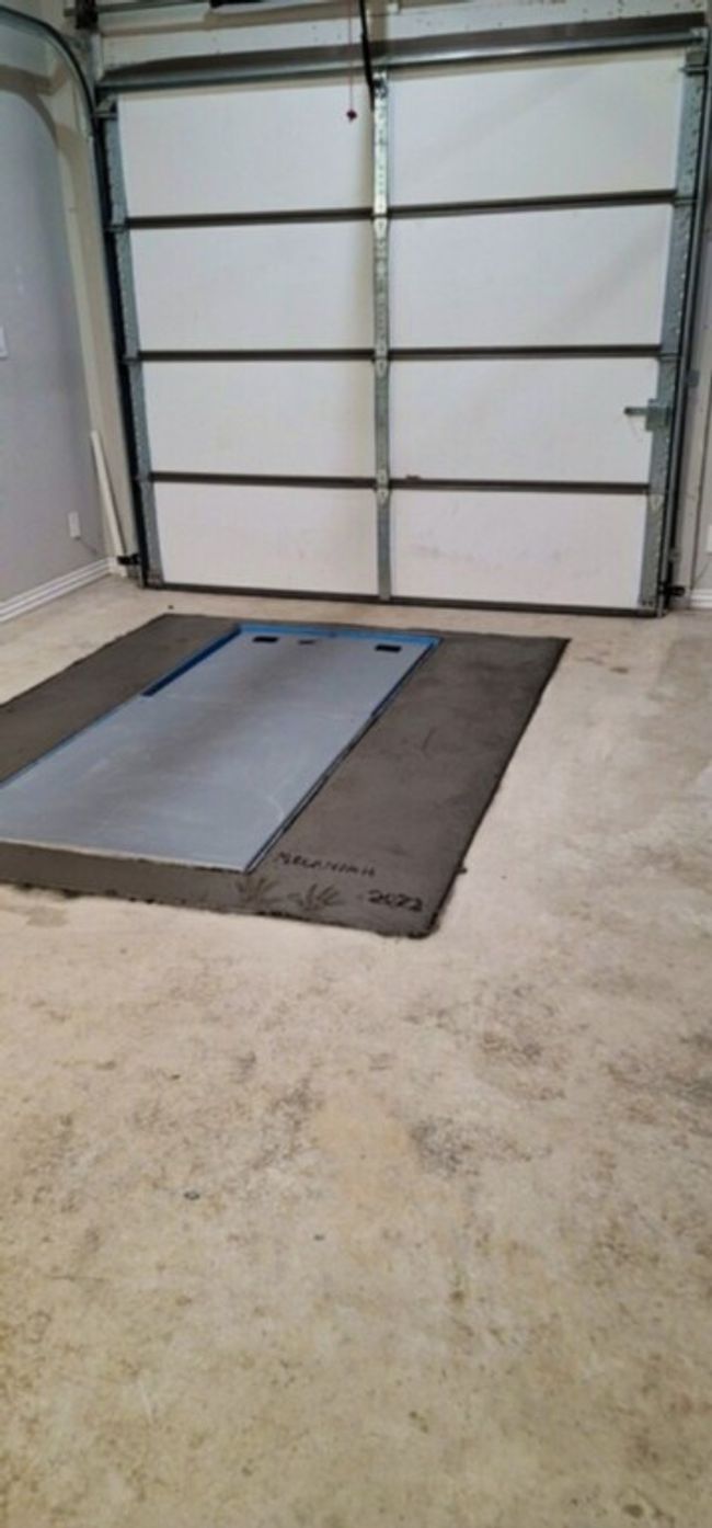 New storm shelter installed in the garage. No need to to outside to hide. | Image 38