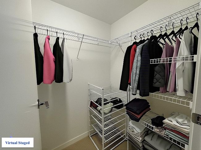 Spacious closet featuring carpet floors | Image 22