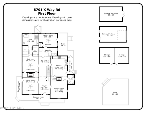 8701 X Way Rd, Gibson, NC, 28343-8919 | Card Image