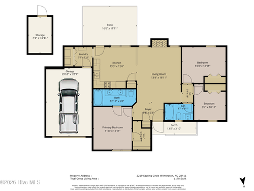 2219 Sapling Cir, Wilmington, NC, 28411-7786 | Card Image