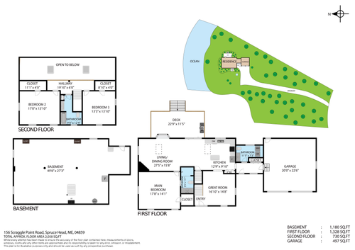 156 Scraggle Point Road, Saint George, ME, 04860 | Card Image