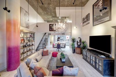 Long shot of the loft style condo with beautiful upgrades. | Image 3