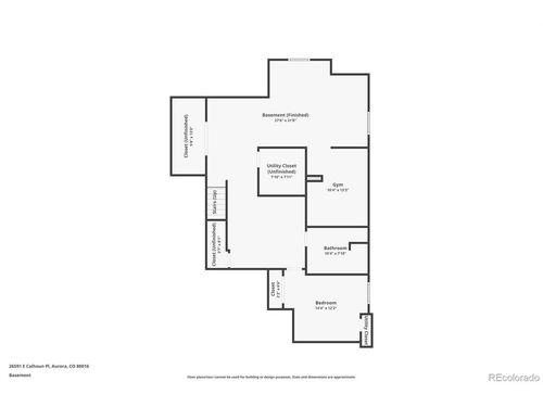 26591 E Calhoun Pl, Aurora, CO, 80016-2482 | Card Image