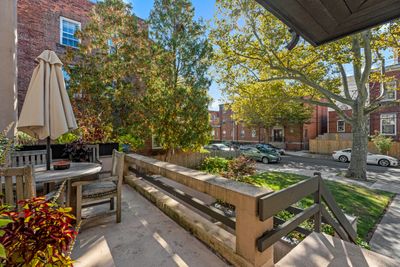 Inviting Patio with a view of Wooster Square Park | Image 2