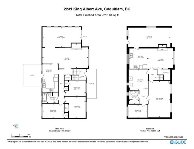 2231 King Albert Avenue, House other with 4 bedrooms, 1 bathrooms and null parking in Coquitlam BC | Image 37