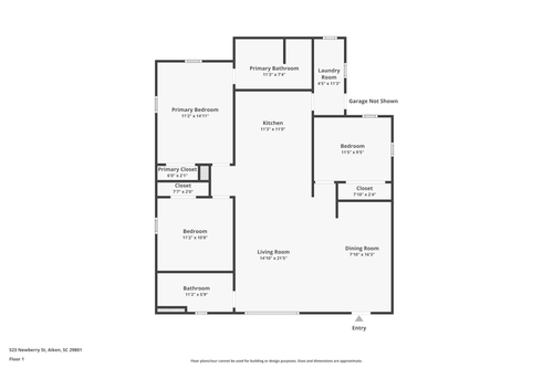523 Nw Newberry Street, Aiken, SC, 29801 | Card Image
