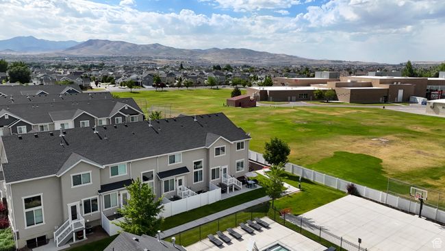 Aerial view of residential area with mountains | Image 40