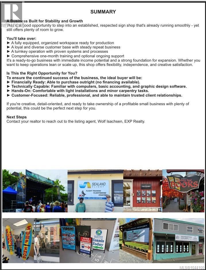 Business Opportunity in Nanaimo 3