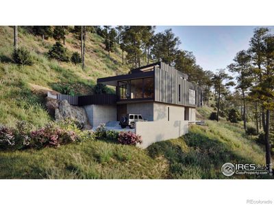 Welcome to 1575 Linden Dr. A masterfully modern foothills lifestyle awaits in this spectacular new-construction four-bedroom, four-bathroom Pine Brook Hills showplace designed by architect Nick Fiore of Flower Architecture. | Image 1