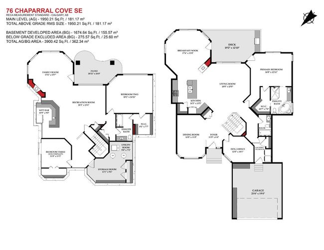 76 Chaparral Cove Se, House other with 3 bedrooms, 3 bathrooms and 4 parking in Calgary AB | Image 40