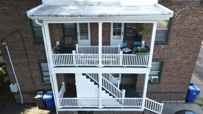Back stairs behind the building. | Image 32