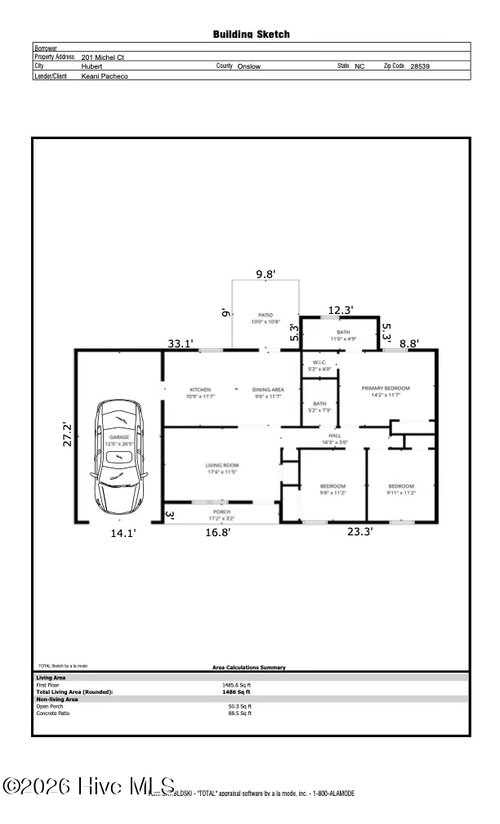 201 Michel Ct, Hubert, NC, 28539-3794 | Card Image