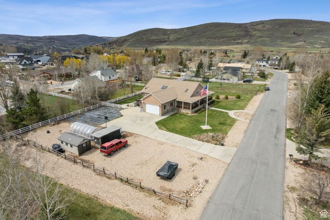 Aerial view with a residential view and a mountain view | Image 61