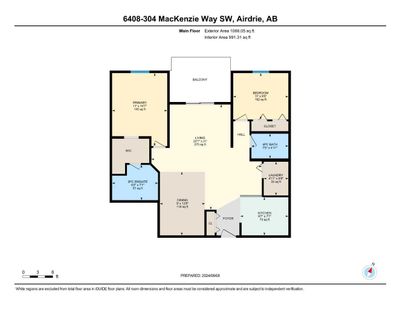 6408 - 304 Mackenzie Way Sw, Condo with 2 bedrooms, 2 bathrooms and 1 parking in Airdrie AB | Image 3