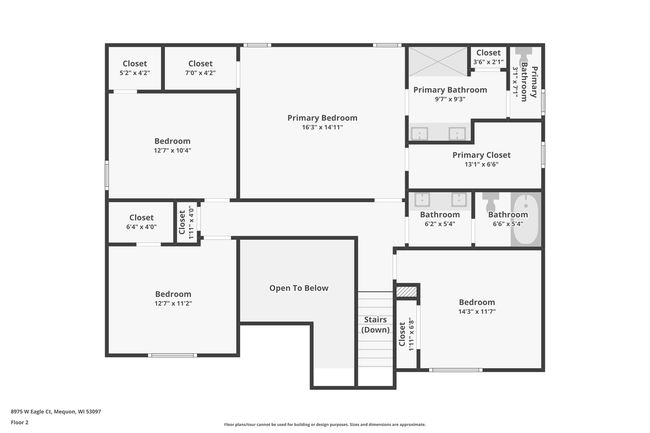 8975 W Eagle Court, House other with 5 bedrooms, 3 bathrooms and null parking in Mequon WI | Image 61
