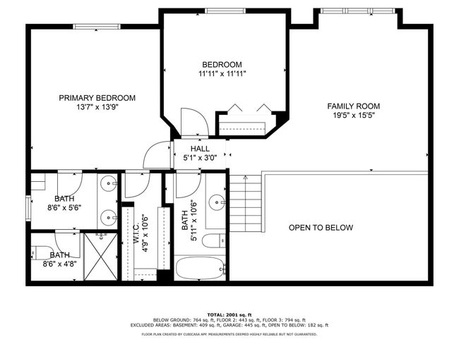 Upper level floor plan | Image 21