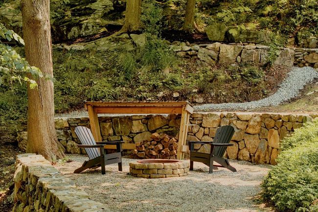 View of patio with a fire pit | Image 30
