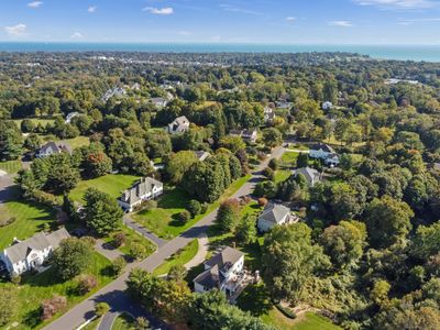 On one of Southport's prettiest streets....a straight shot down to the Southport Harbor......see blue water in this image enveloped by Fairfield's 5 beaches along the coast w/Mill Hill Elementary on the way and Greenfield Hill Shops @the opposite dir | Image 2