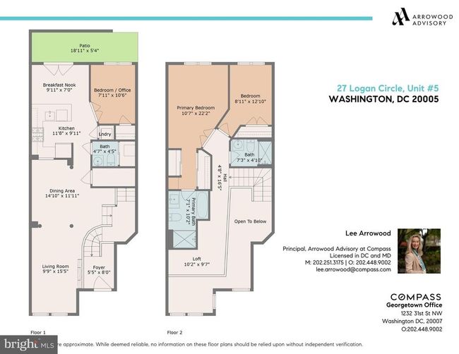 APT-5 - 27 Logan Cir Nw, Townhouse with 3 bedrooms, 3 bathrooms and null parking in WASHINGTON DC | Image 35
