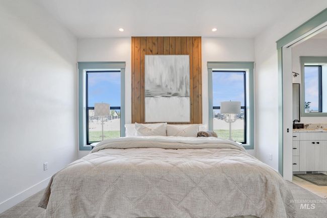 Bedroom with recessed lighting and connected bathroom | Image 26