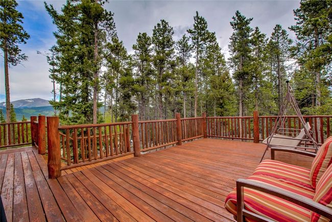Deck featuring a mountain view | Image 4