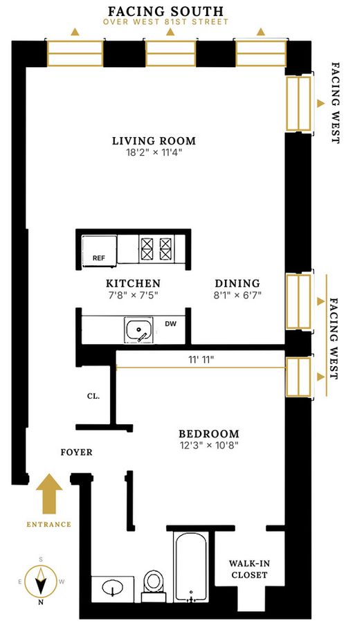 305-101 W 81st St, New York, NY, 10024-7220 | Card Image