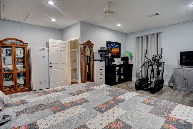 Bedroom featuring recessed lighting, and a ceiling fan. Large room, Potential for a second living room | Image 25