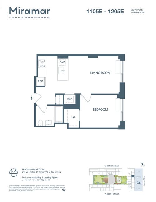 1205e-405 W 206th St, New York, NY, 10034-2273 | Card Image