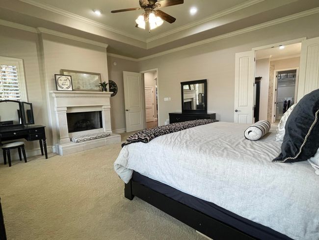 Primary Bedroom with fireplace | Image 9