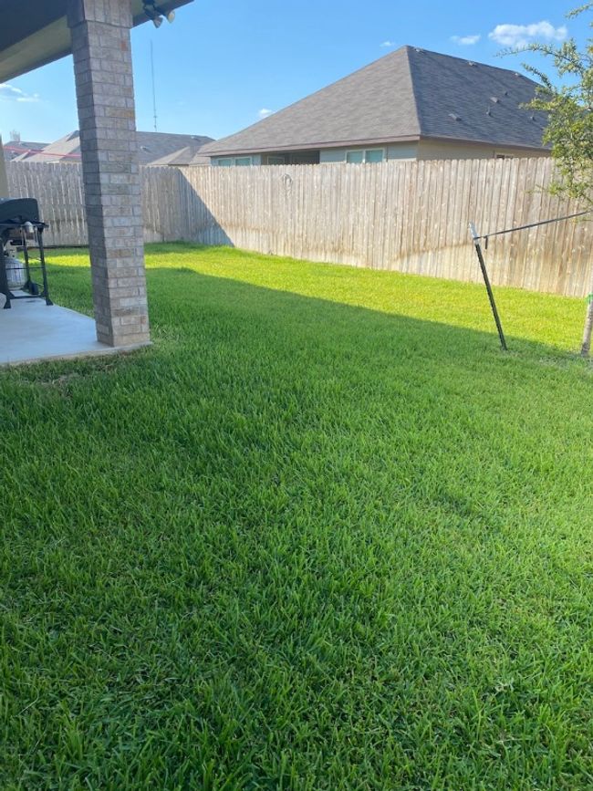 View of yard featuring a patio area and a fenced backyard | Image 25