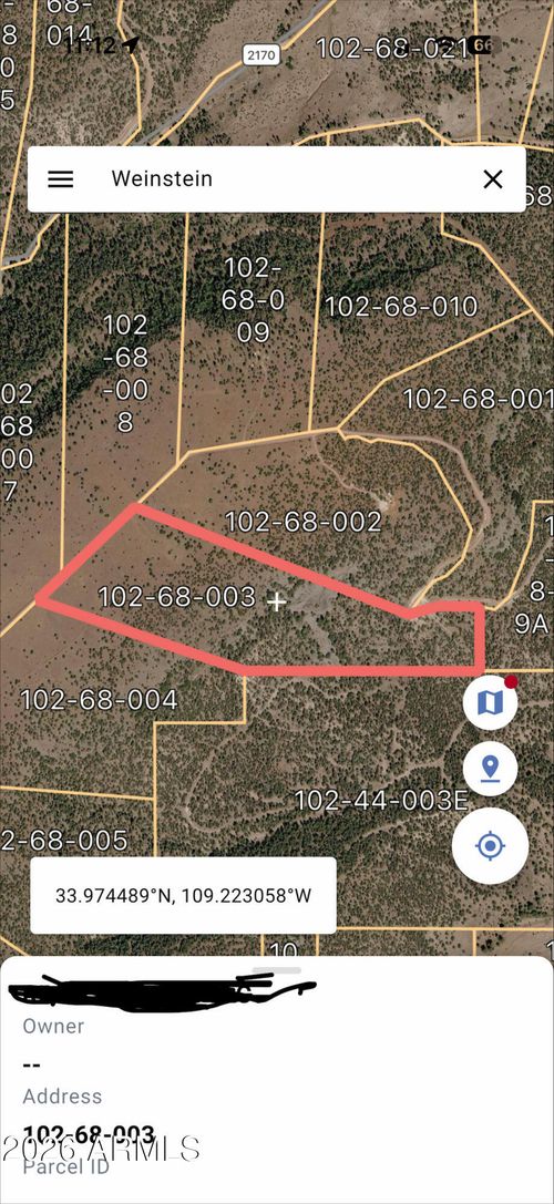 10268003-N2112 N 2112 Alley, Nutrioso, AZ, 85932 | Card Image