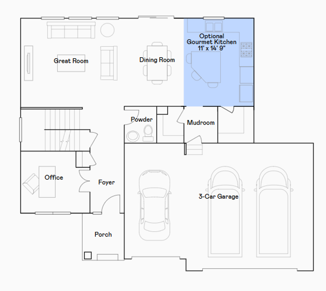 Sinclair main level floorplan. | Image 16