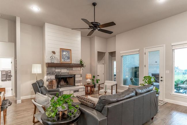 Foyer entrance with an inviting chandelier and hardwood / wood-style flooring | Image 4