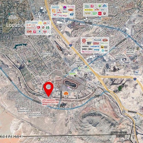 1855 Appaloosa Dr, Sunland Park, NM, 88063-9481 | Card Image
