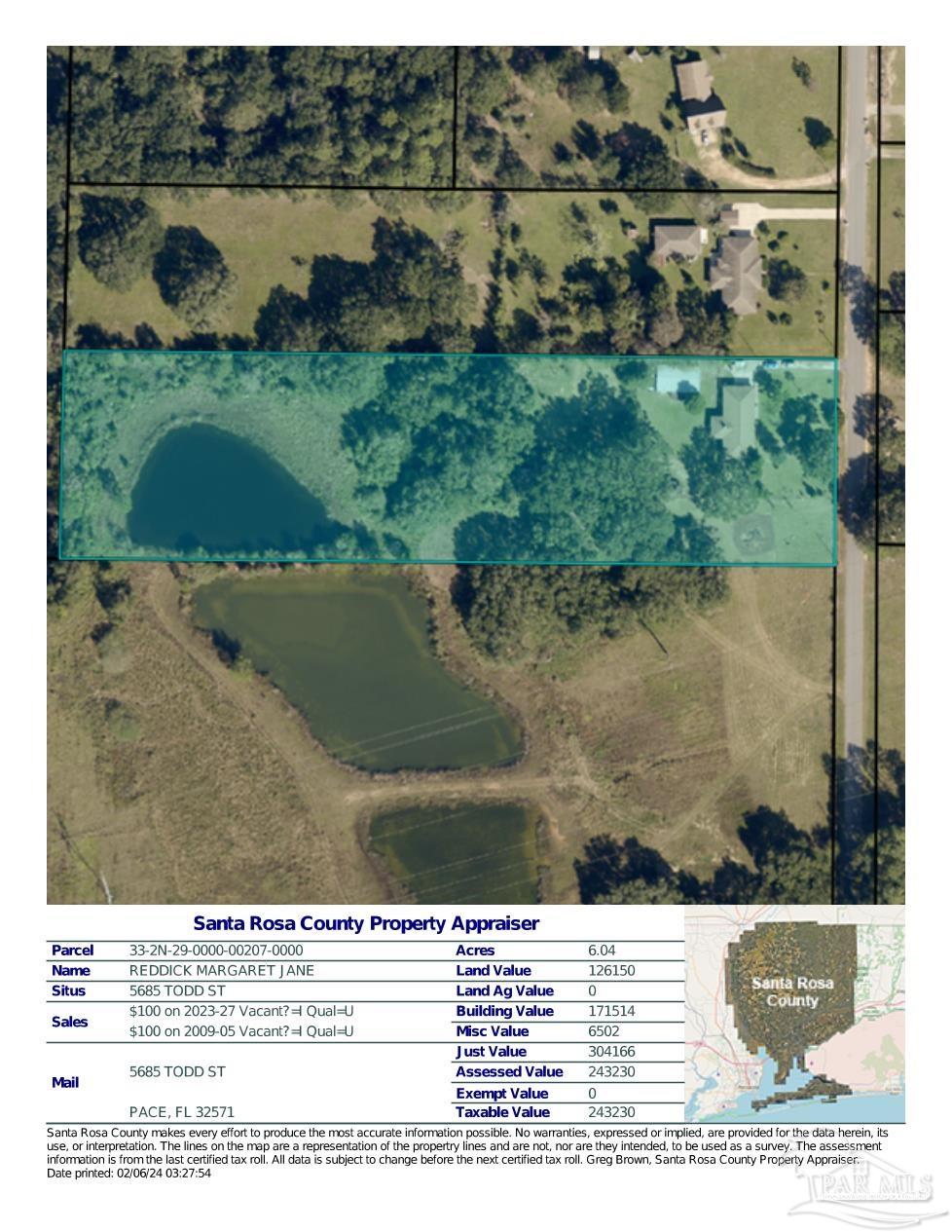 Todd St, Milton, FL 32571