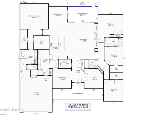 126 Jackline Dr, Hampstead, NC, 28443-3513 | Card Image