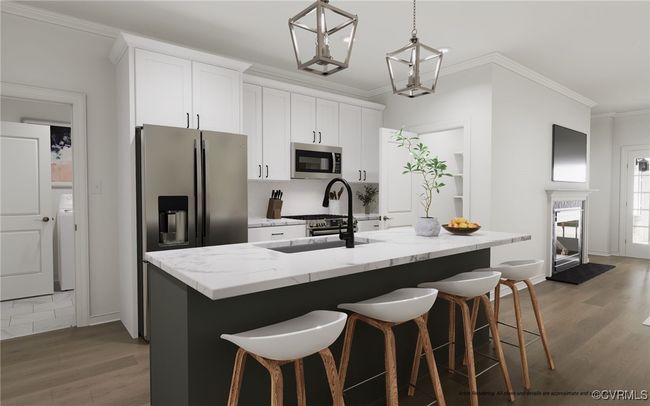 Photo from Boone Homes Gallery; photo of virtual tour, not home for sale; upgrades shown | Image 5