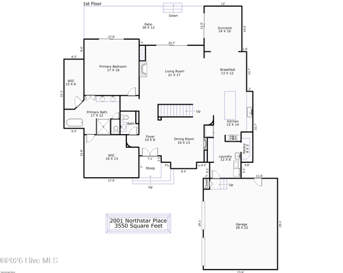 2001 Northstar Pl, Wilmington, NC, 28405-4260 | Card Image