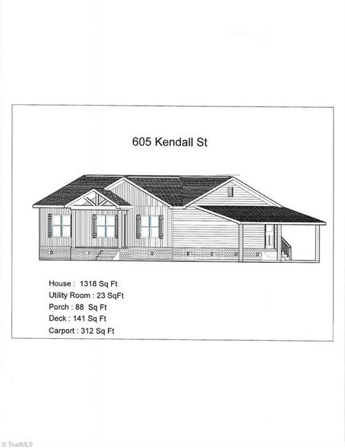 605 Kendall Street, Eden, NC, 27288 | Card Image