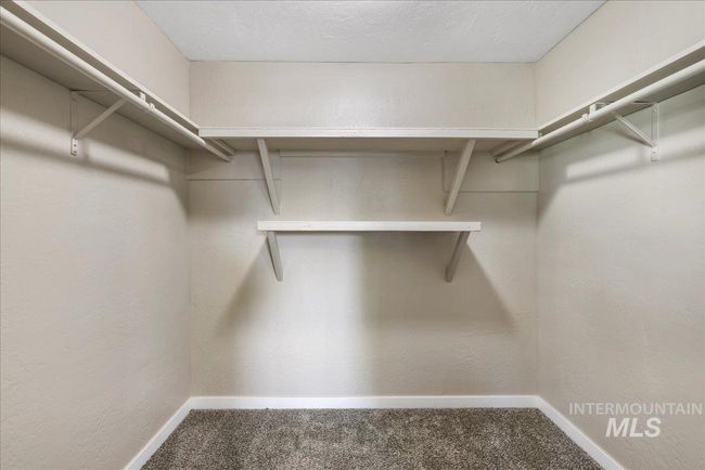 Spacious closet with carpet flooring | Image 4