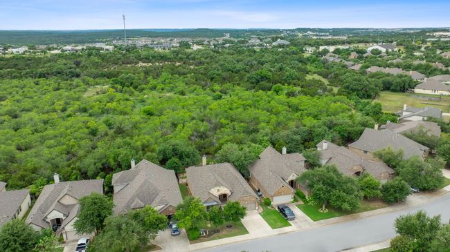 Aerial perspective of suburban area with a forest | Image 38