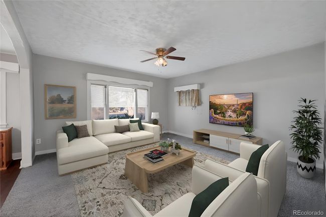 living room virtually staged | Image 8