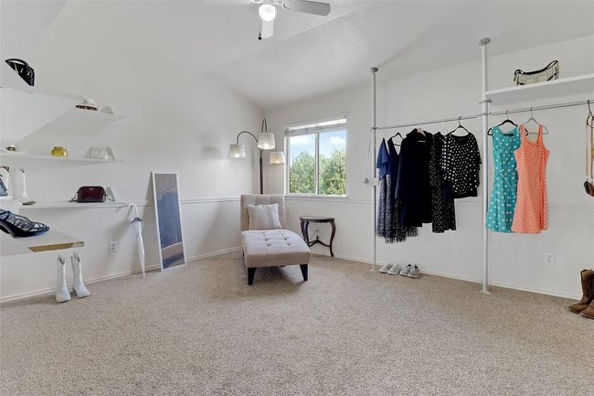 Bedroom 2 with ceiling fan, and lofted ceiling | Image 21
