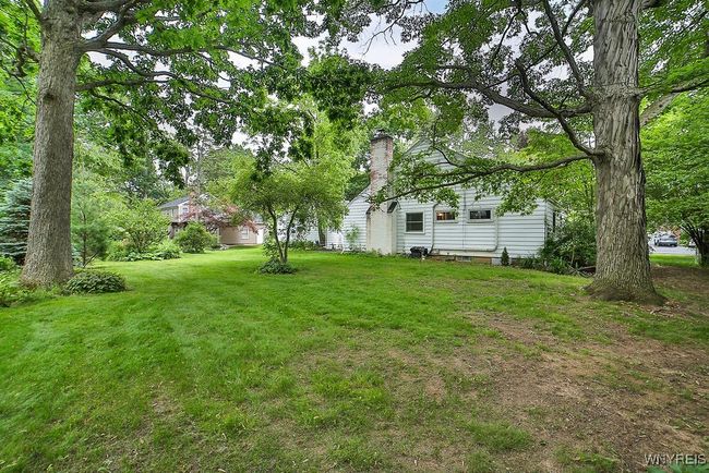 large, treed back yard | Image 6