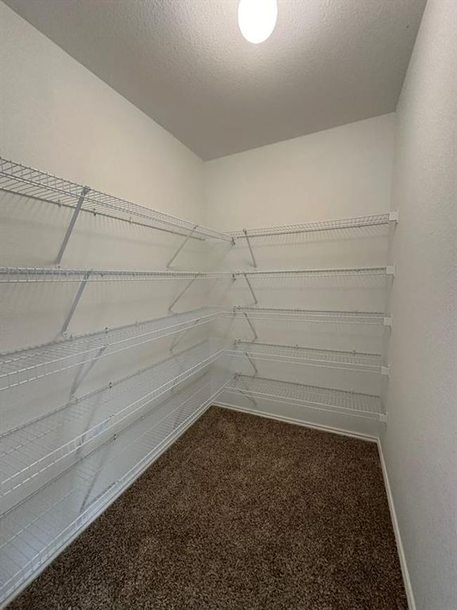Spacious closet with carpet floors | Image 9