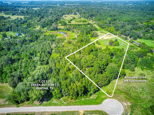 Lot 32 Creek Bottom Court, Winona, TX, 75792 | Card Image