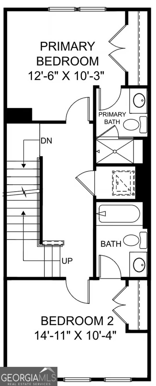 2635 Creekside Dr Nw, Townhouse with 2 bedrooms, 4 bathrooms and 2 parking in Atlanta GA | Image 45